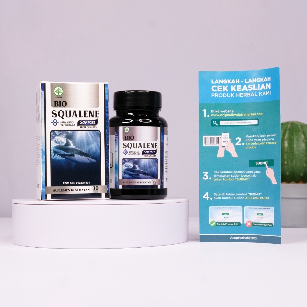 [BPOM] Suplemen Omega 3 6 9, Squalene