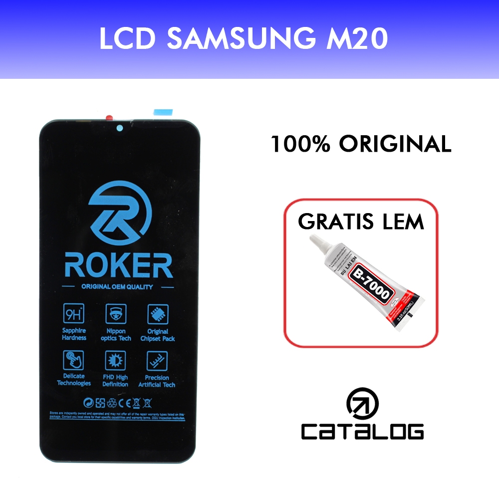 ORIGINAL ROKER LCD SAMSUNG M20 FULLSET