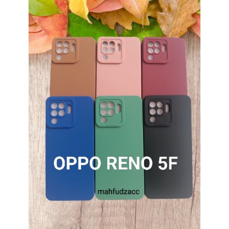 Silikone/SoftCase Macaron Oppo Reno 5F Case Warna Warni