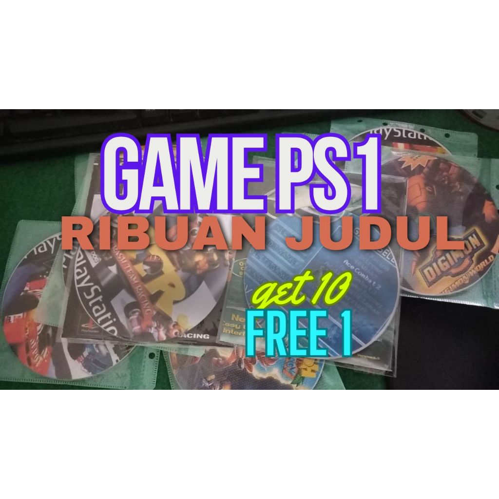 Kaset Game PS1 Murah Lengkap