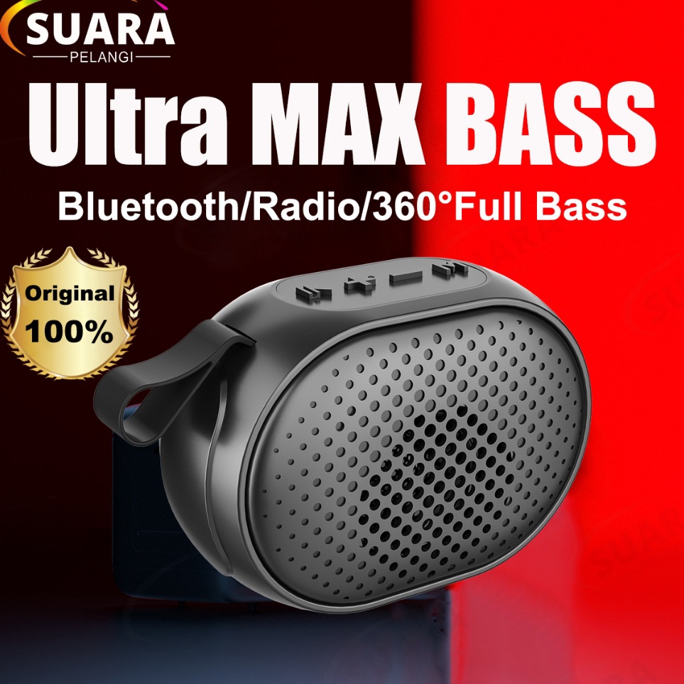 eL Ultra MAX BASSMusic Box Full Bass Bluetooth Speaker Super Bass Robot Portabel Mini JBL Original Wireless HiFi Subwoofer Dengan Tali Pengikat Mobil Portabel Luar Ruangan Berkualitas Tinggi Stereo Kecil Dengan Volume Besar Radio FMTFGaransi