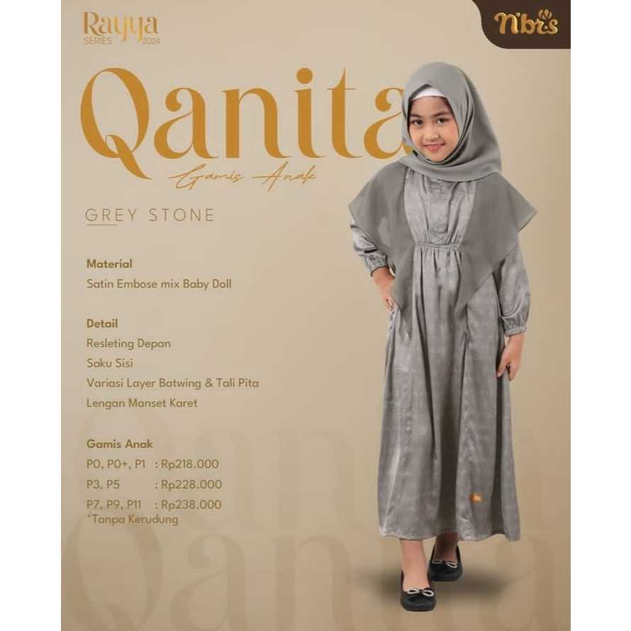 QANITA GAMIS ANAK NIBRAS RAYYA SERIES