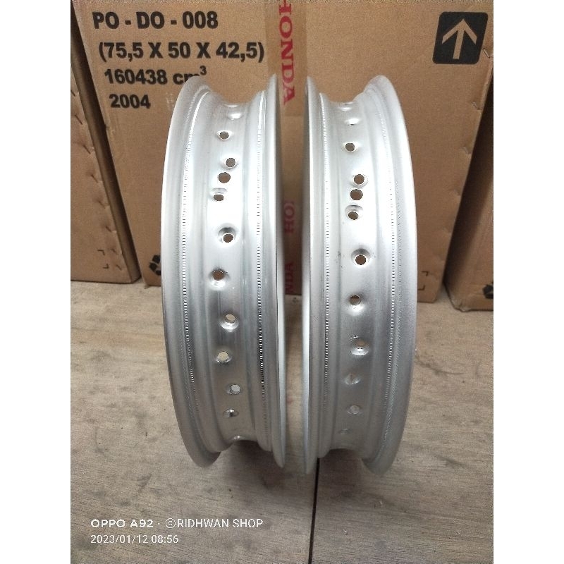 PELEK RODA BAN VELK VELG UKURAN 250-250 RING 17 MODEL U SHAPE