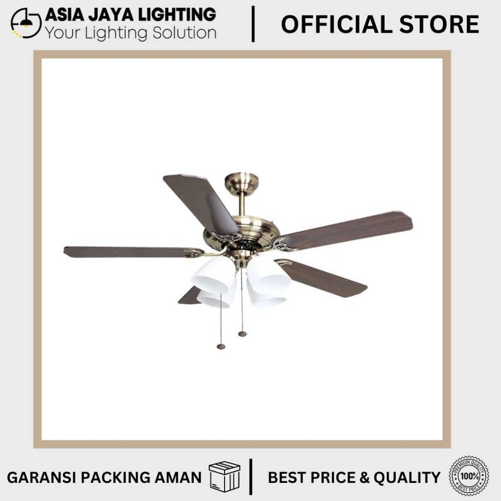 KIPAS ANGIN DENGAN LAMPU / KIPAS LAMPU / KIPAS ANGIN LAMPU HIAS / KIPAS ANGIN PLAFON LAMPU / CEILING