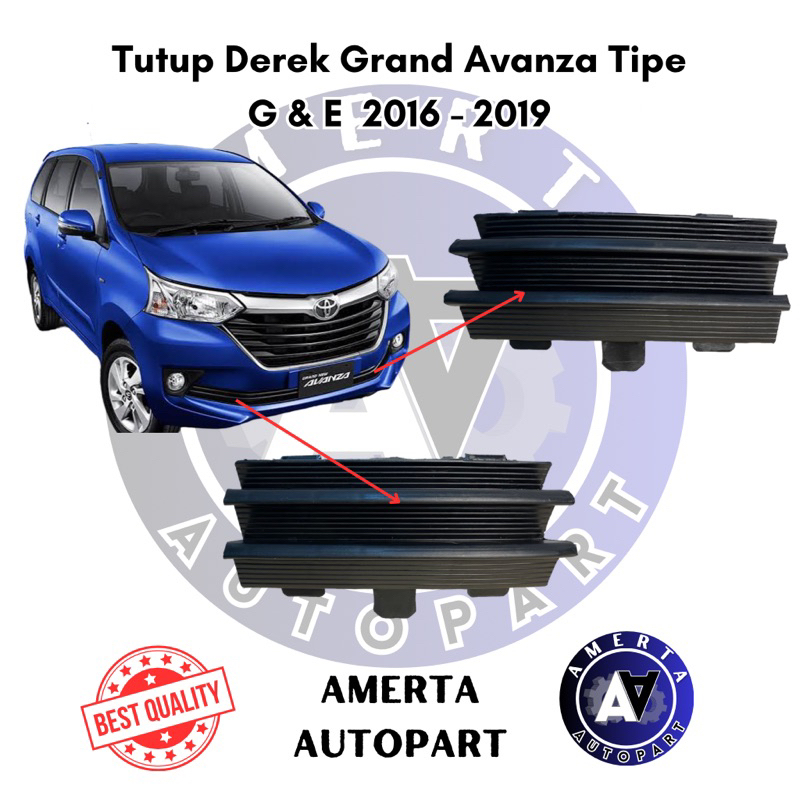 Tutup Derek Grand Avanza Tipe G & E 2016-2018
