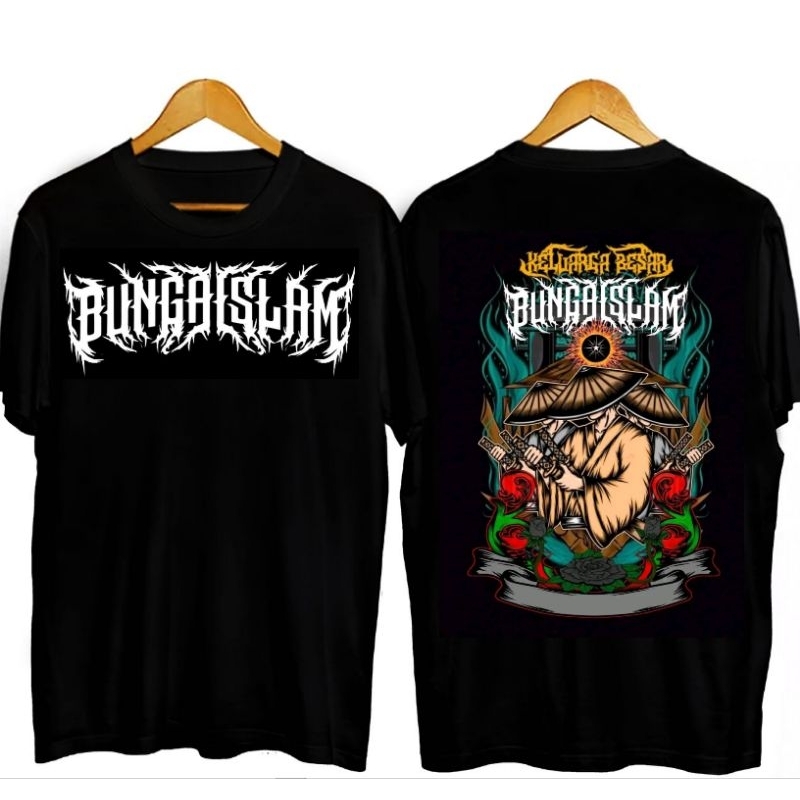 kaos bunga islam Indonesia