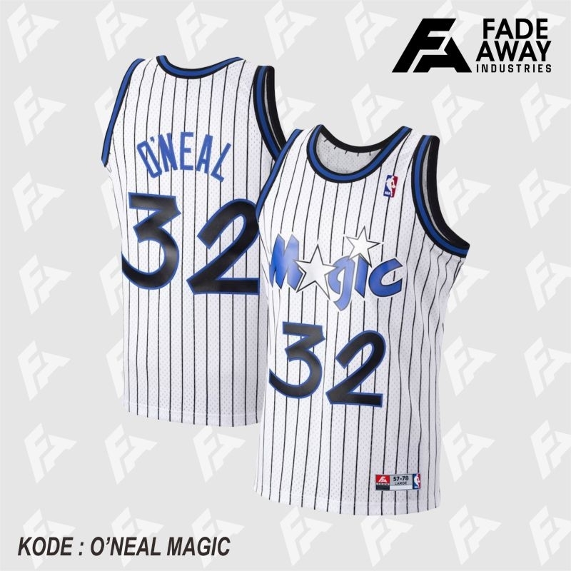 Jersey basket O'Neal - Magic # 32 Putih.