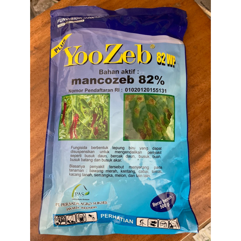 Fungisida Yoozeb plus 82WP (mankozeb 82%)