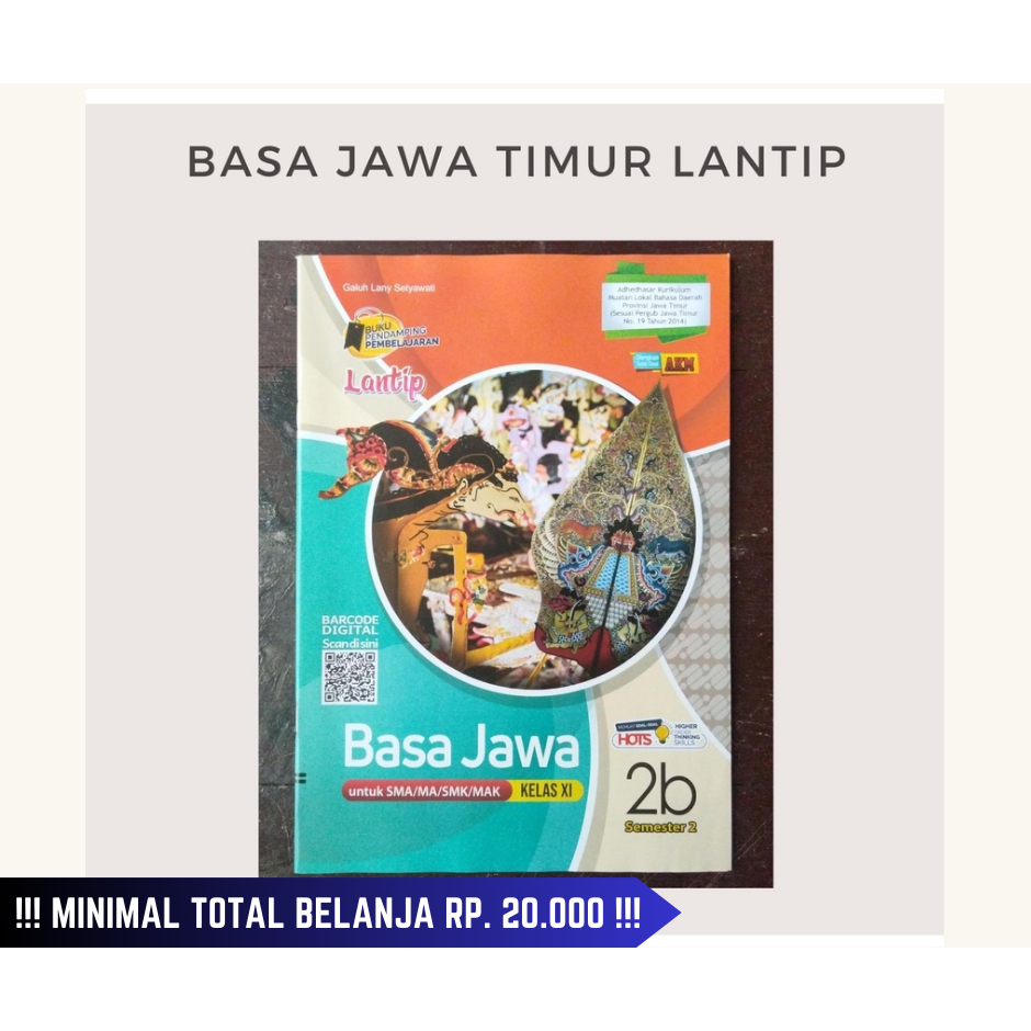 Buku LKS Bahasa Jawa Timuran - SMA Kelas 11 (Lantip) - Genap K13