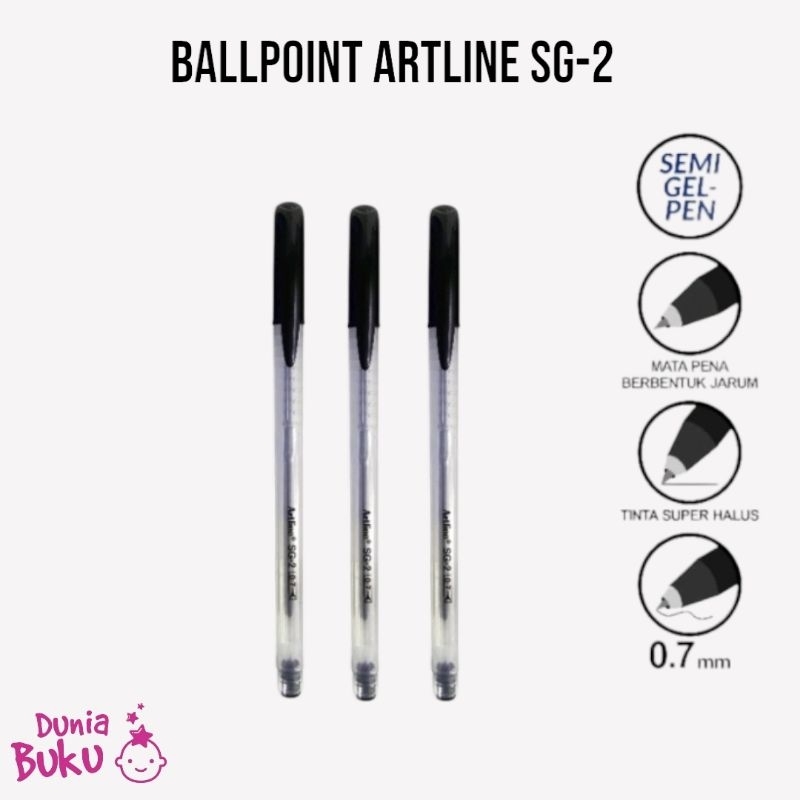 

( Eceran / Pcs ) Pulpen SG-2 Artline / Ballpoint Pen SG-2 Artline