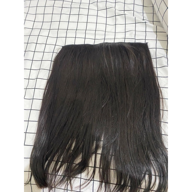 Hairclip extension human hair 40 cm preloved