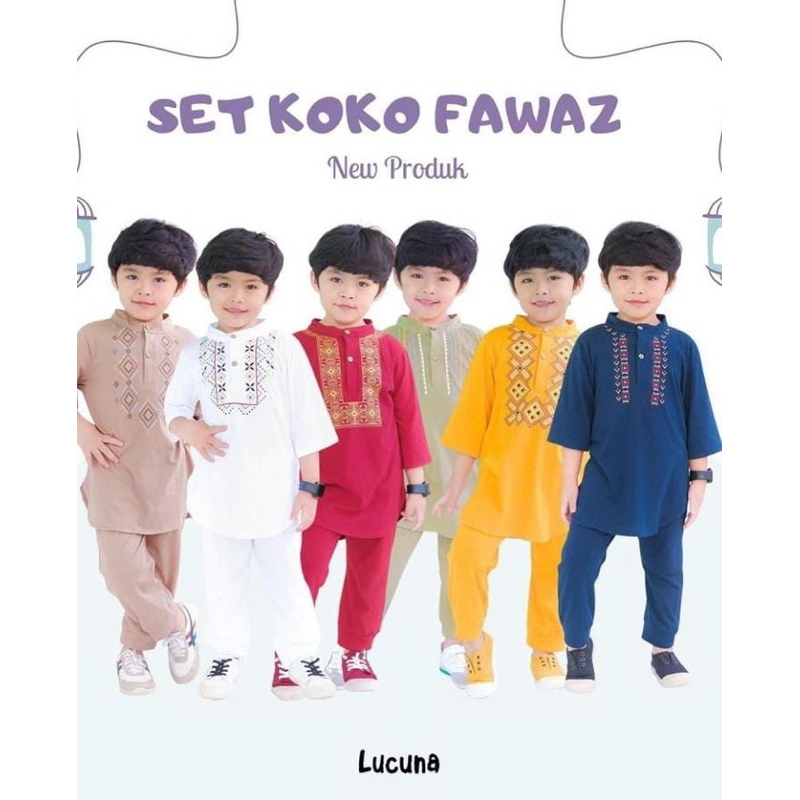 Setelan Koko Anak 1-5 Tahun Lucuna by Smile