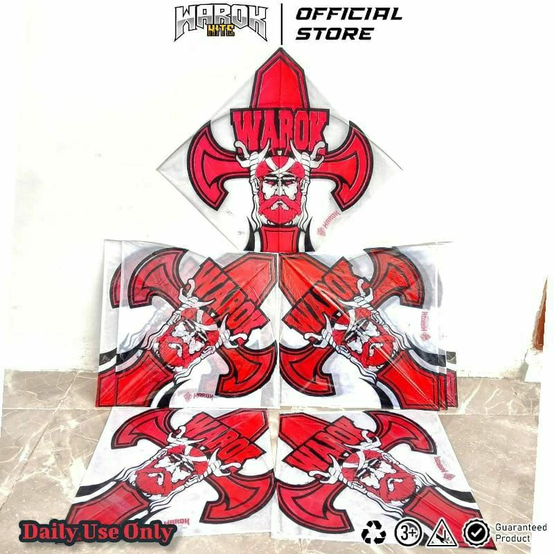 100pcs Layangan Sukhoi Super Lilitan Warok 2Warna (Daily Use Only)