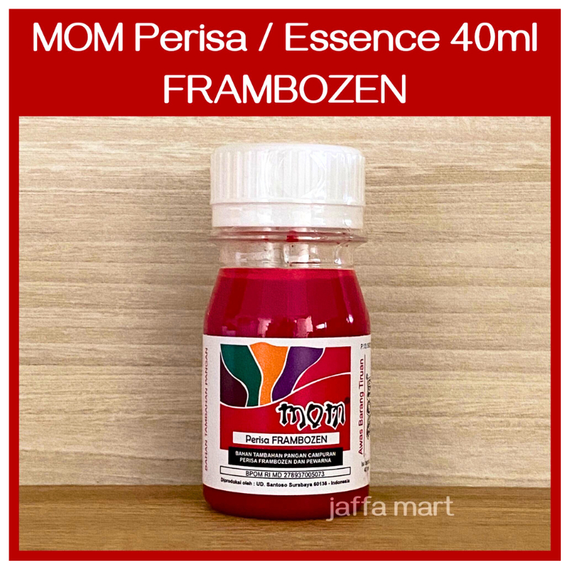 

Perisa / Essence MOM 40ML rasa FRAMBOZEN untuk ES / Minuman / KUE dan PUDDING