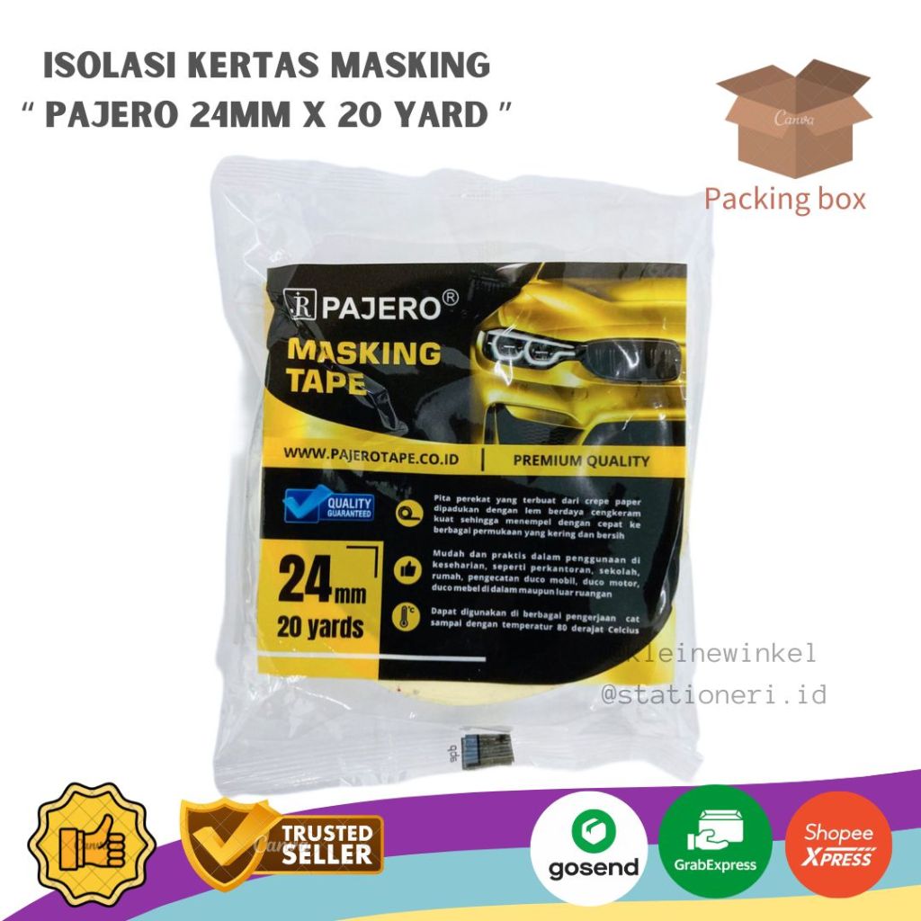 

Isolasi kertas PAJERO 1 inch 20 yard Masking