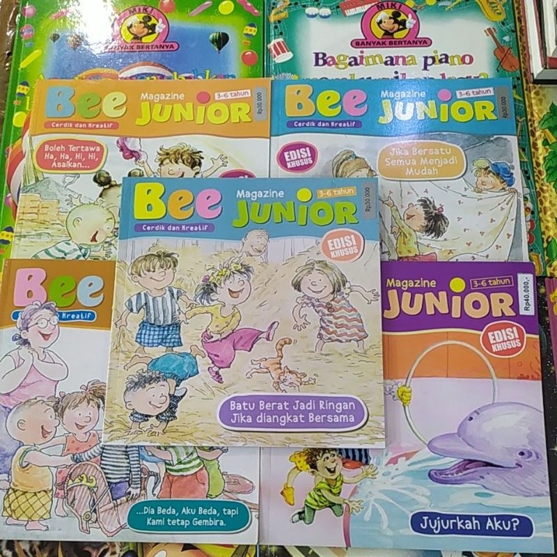 MAGAZINE JUNIOR bee cerdik dan kreatif 3 - 6 tahun