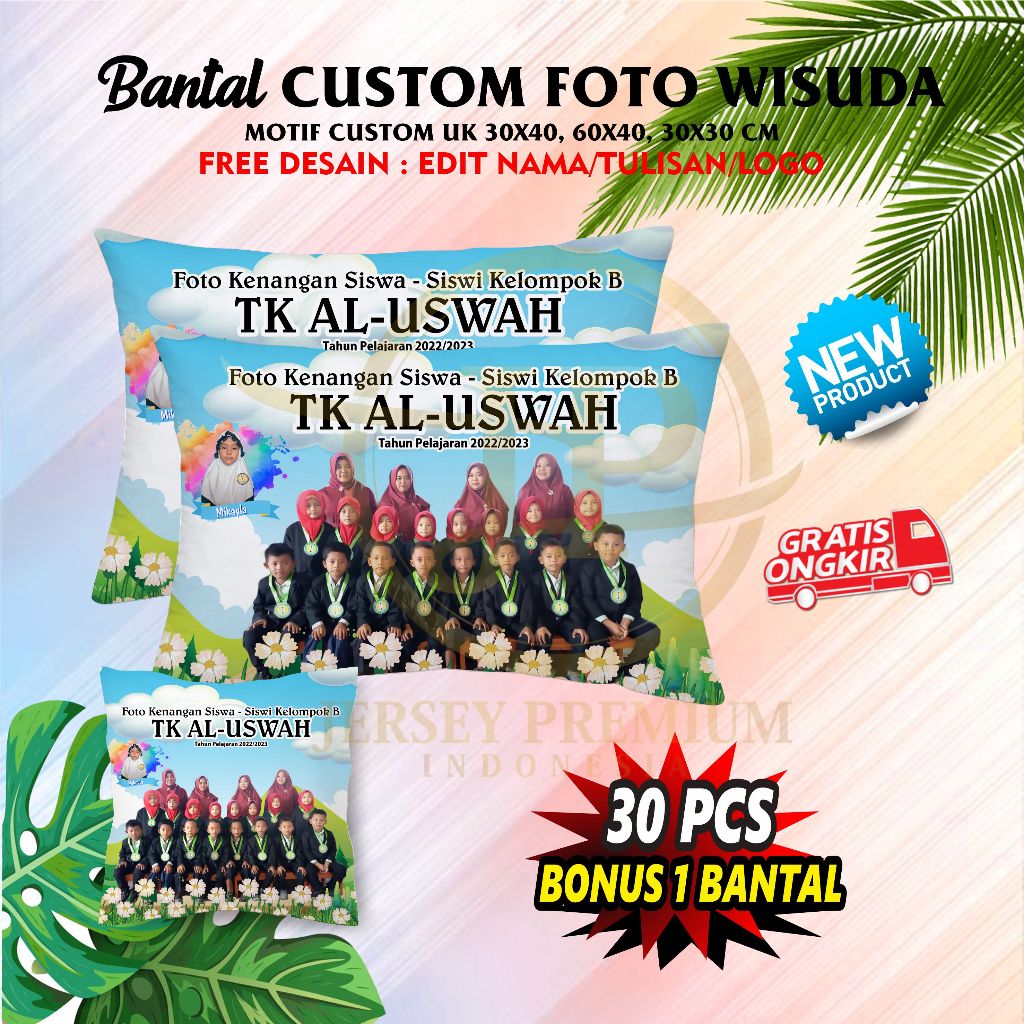 souvenir Bantal Custom Wisuda