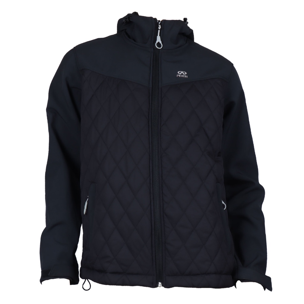 RIGI Jaket Gunung / Jaket Hiking / Jaket Pendaki Fleece Tebal Hangat / Windproof Anti Angin Pria Sha