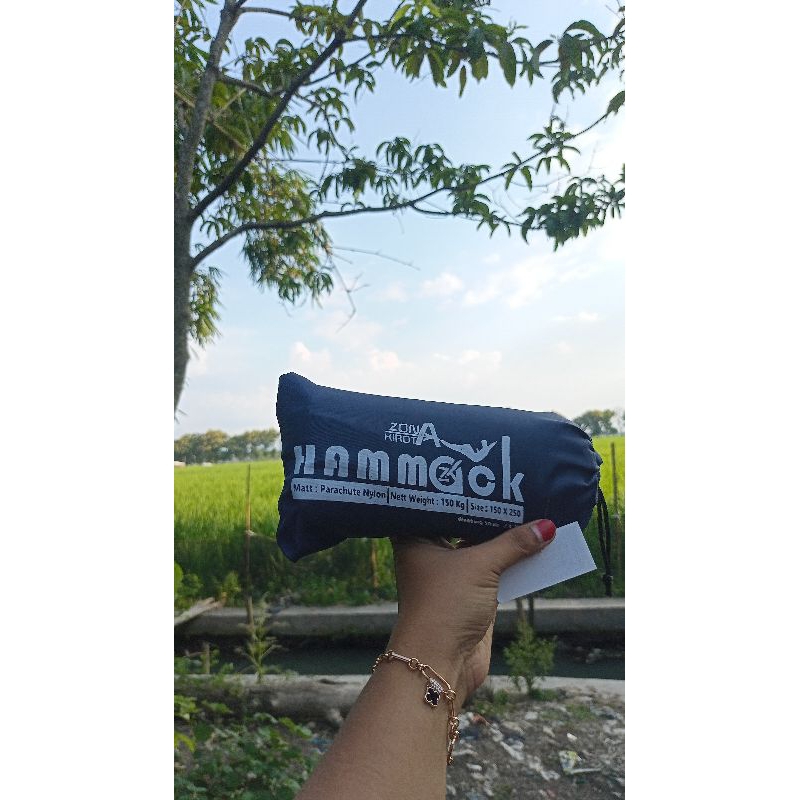 PROMO HAMMOCK ZONA KIROTA/ HAMMOCK 150KG / HAMMOCK DEWASA / HAMMOCK UNTUK 2 ORANG / HAMMOK / HAMMOCK