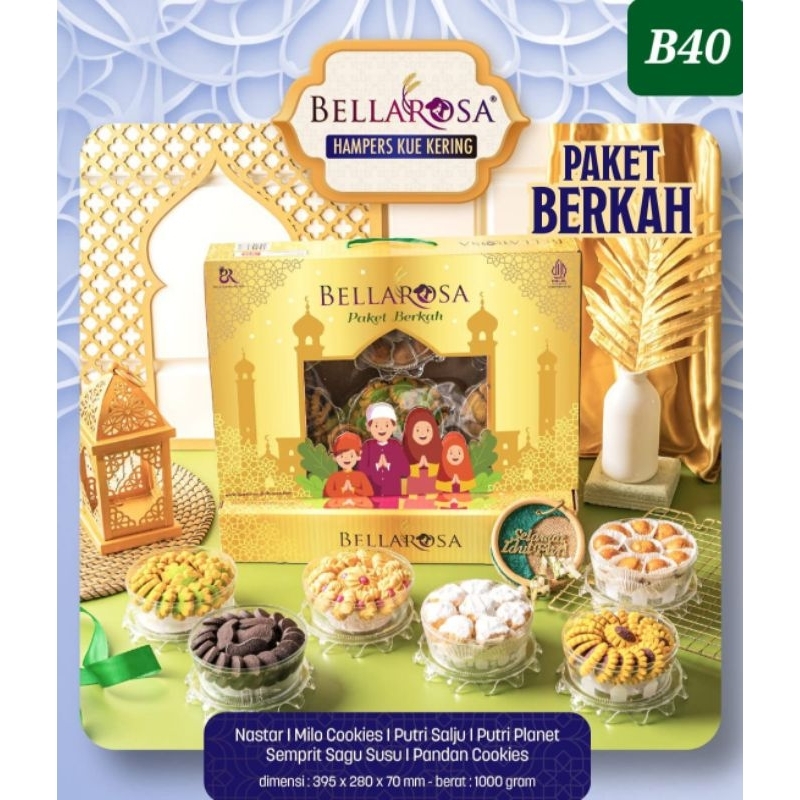 Paket bellarosa berkah kue kering