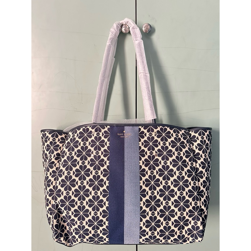 KS Kate Spade Flower Jacquard Large Tote
