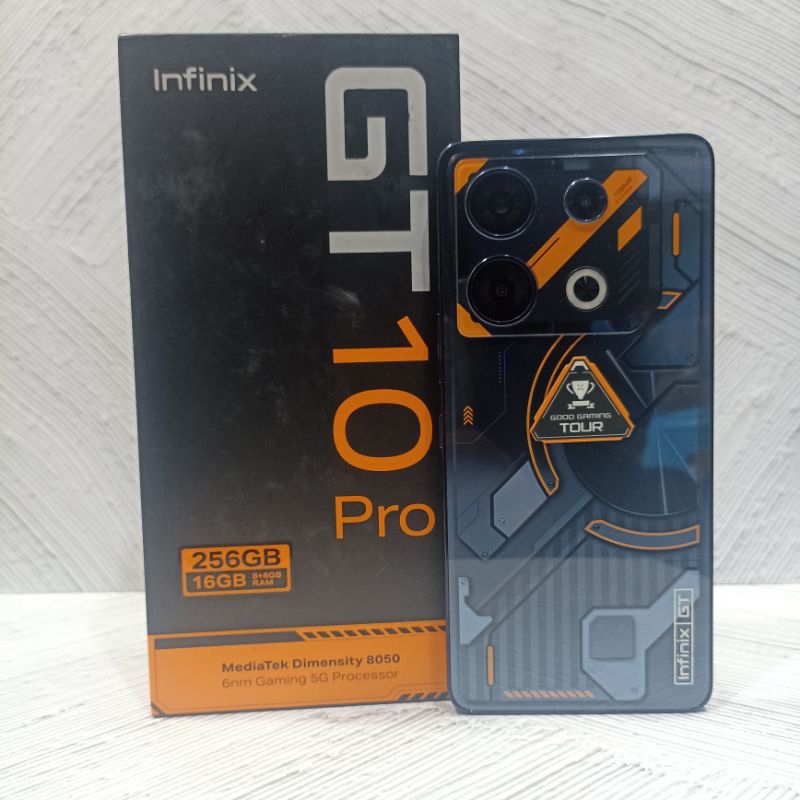 Infinix GT 10 Pro 5G 8/256 GB Handphone Second Bekas Fullset