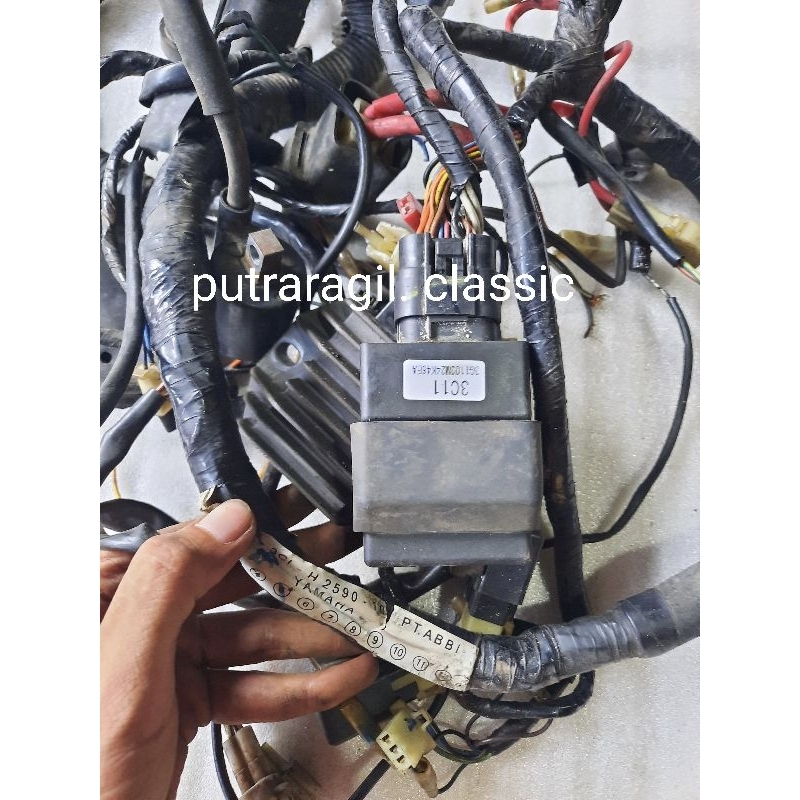 FULL SET ECU ECM KIPROK YAMAHA VIXION OLD 3C1 ORIGINAL 2008-2012 FULL SET