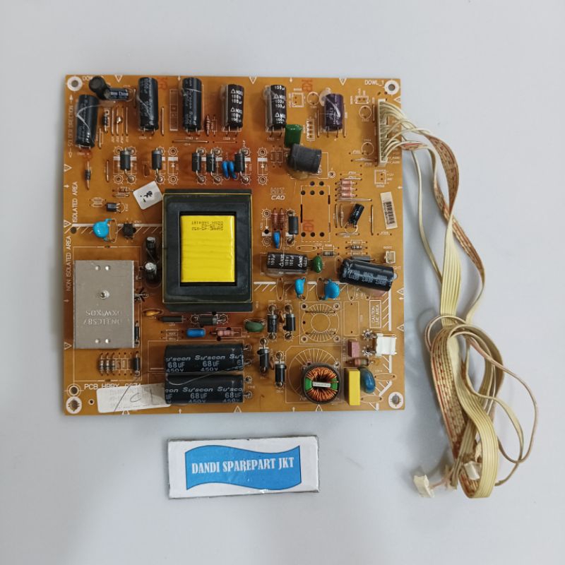 power suplly led tv Polytron pld 40t856 - PSU led tv - regulator tv - mesin tv led