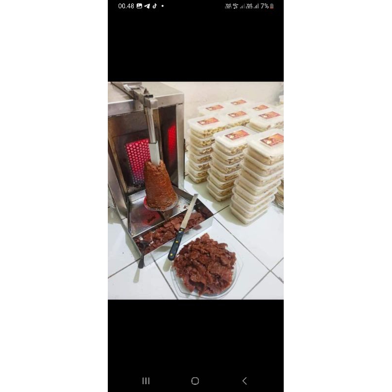 

Kebab Daging sapi Asli kebab mini 1 box isi 10