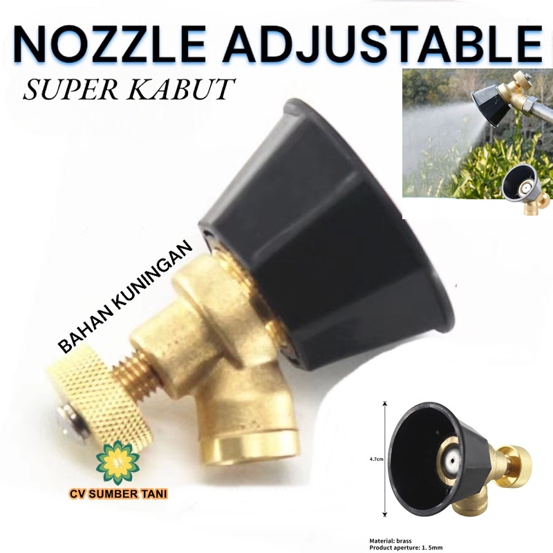Nozel Sprayer Elektrik Nozzle / Spuyer Nozzle Adjustable Tangki Semprot Elektrik