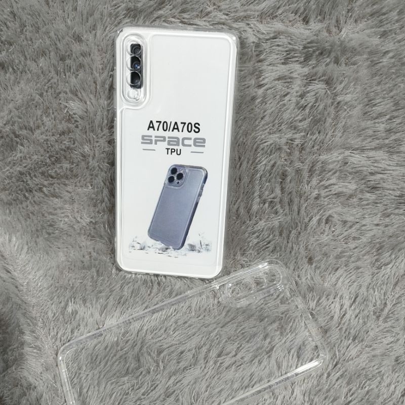Silikon Samsung A70 A70S Softcase Casing Selikon Case Clear Bening Transparan