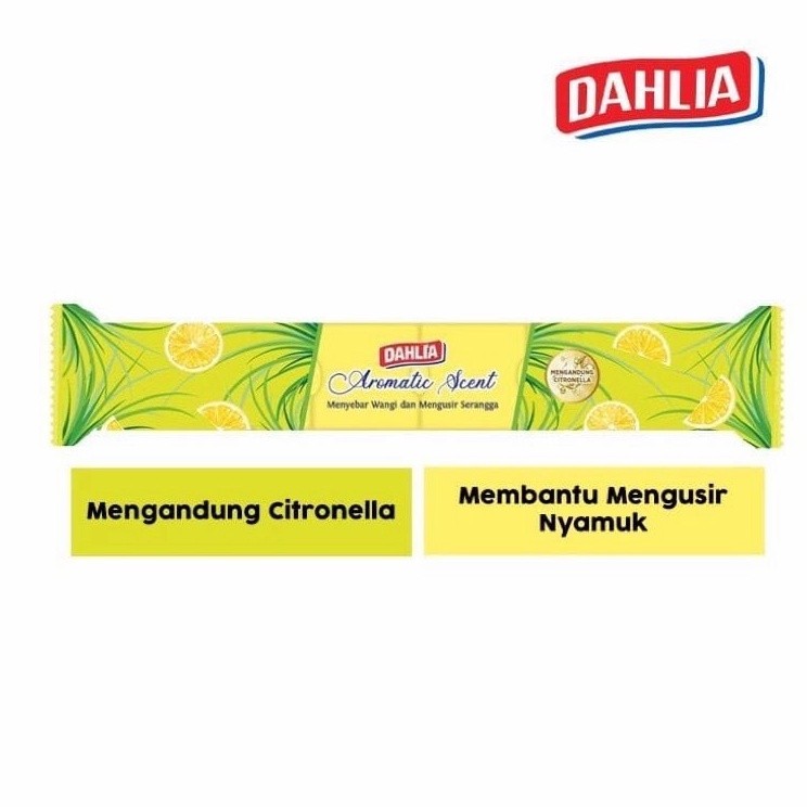 Grosir Terkeren  Dahlia Kamper Aromatic Scent Citronella minyak Sereh Mengusir Nyamuk