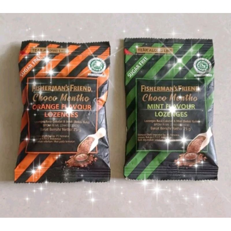 

Fisherman's Friend Choco Mentho 25gr(1 paket isi 5pcs pengiriman random/bsa pilih)exp 2026