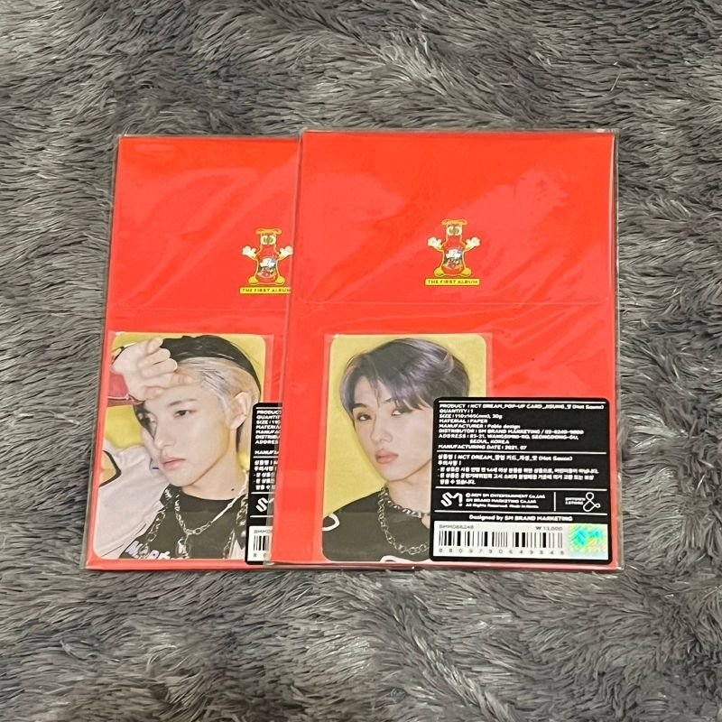 [ READY STOCK ] MD NCT DREAM HOT SAUCE POP UP CARD SEALED NEW JISUNG RENJUN FULLSET OFFICIAL