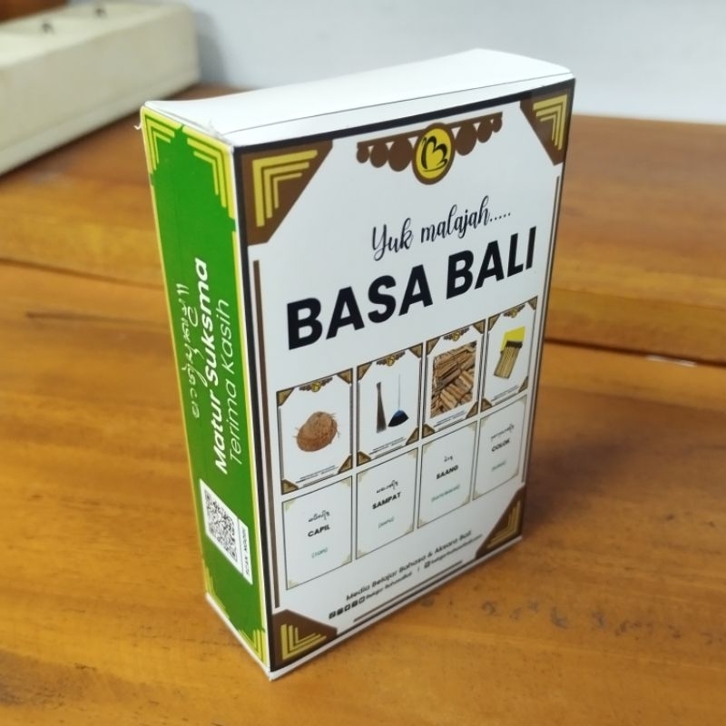 Flashcard Benda Bahasa Bali dan Aksara Bali