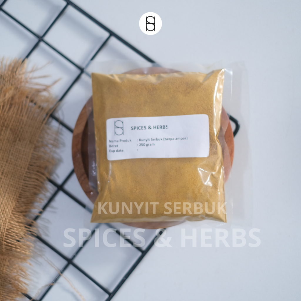 

KUNYIT SERBUK INSTAN PLUS GULA / PREMIUM / TANPA AMPAS / 250GRAM