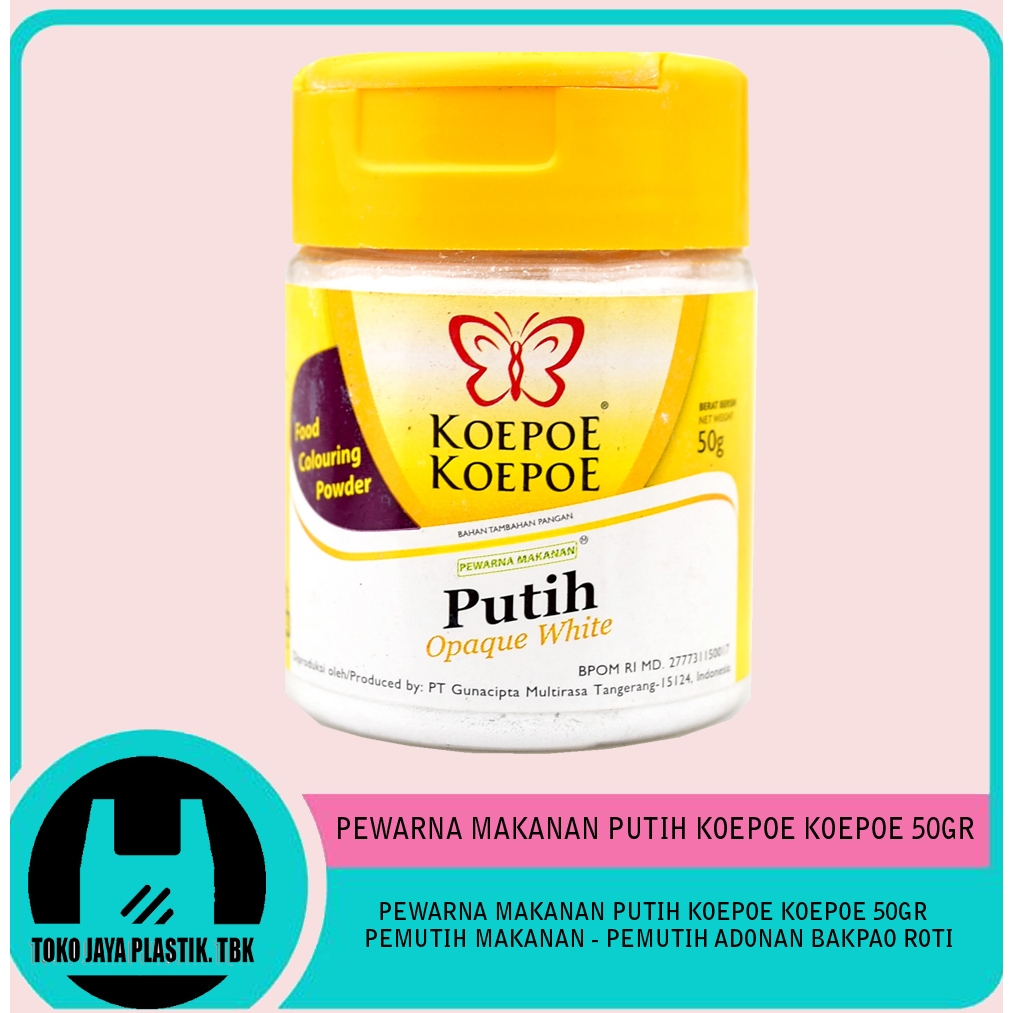 

PEWARNA MAKANAN PUTIH KOEPOE KOEPOE 50GR