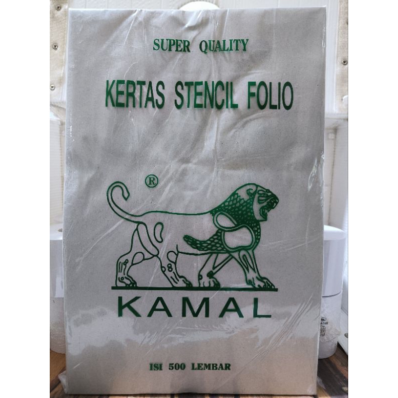 

Kertas Stensil Kamal/Buram/Koran Folio/F4 isi 500lembar