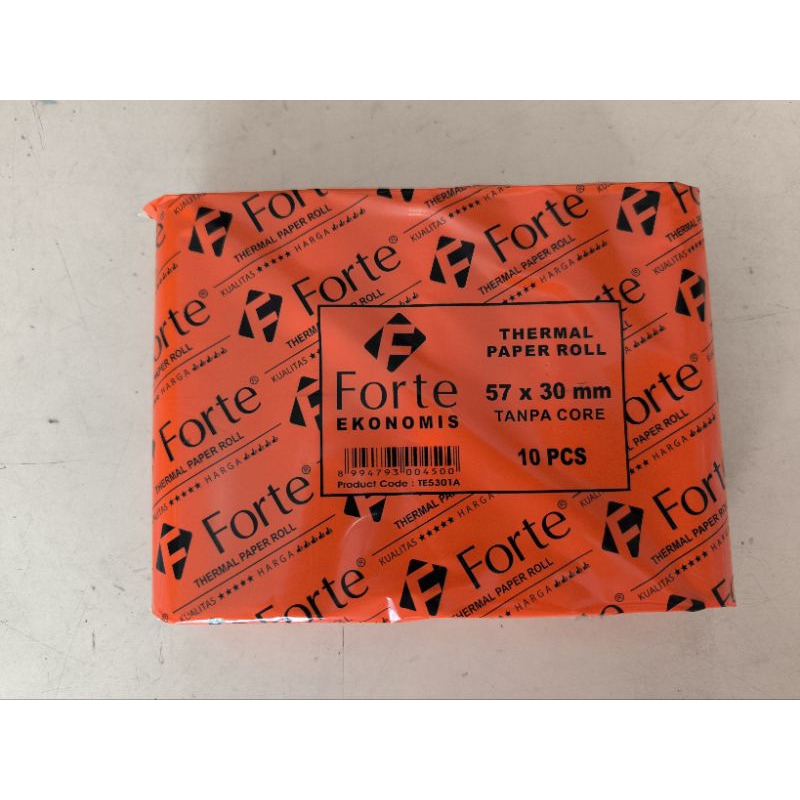 

Kertas Thermal Forte 57x30/kertas struk kasir 10pcs