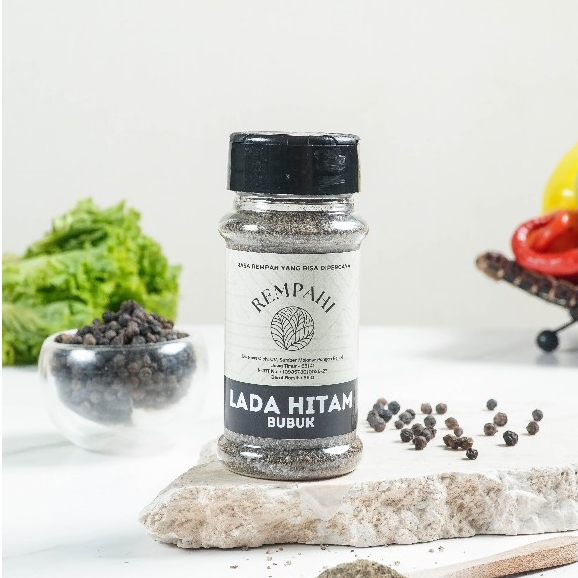 

REMPAHI Lada Hitam Bubuk Merica Hitam Blackpepper Powder 55 Gr