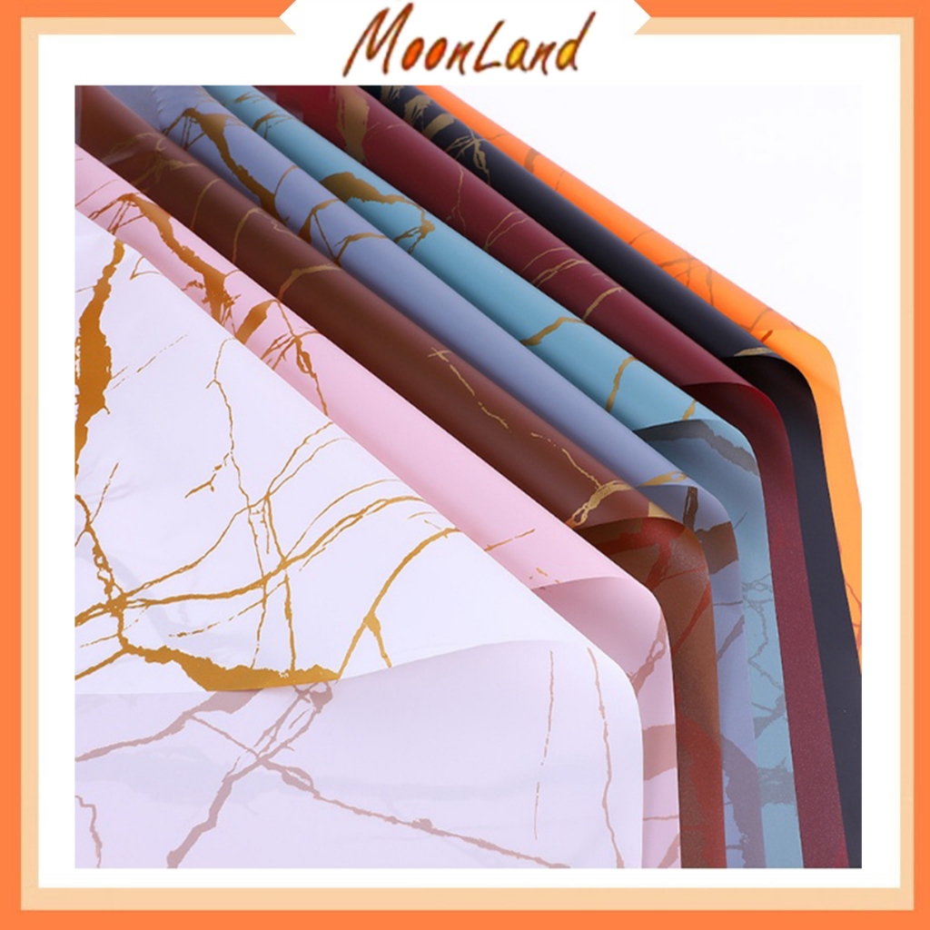 

Cellophane Marble Gold Wrapping Paper Motif Marble Kertas Buket KB6036