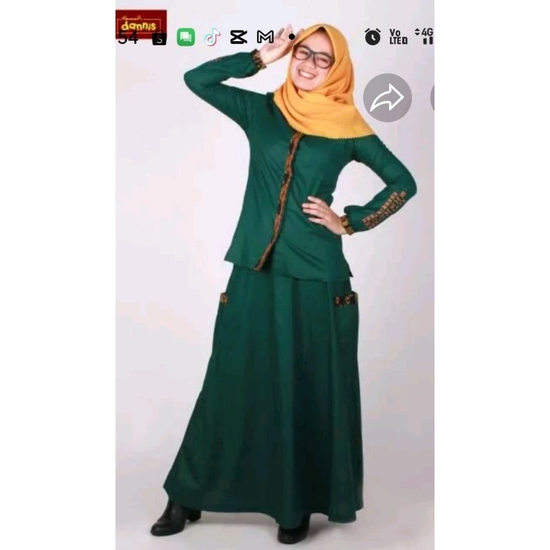 stelan abaya dewasa dannis,UK.xs sd XL,promo dannis