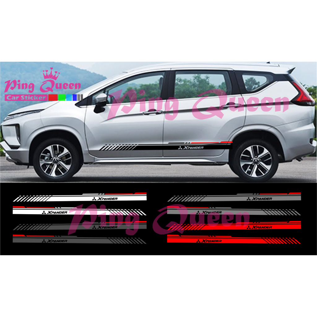 Sticker stiker mobil Xpander striping sticker list mobil Mitsubishi Xpander