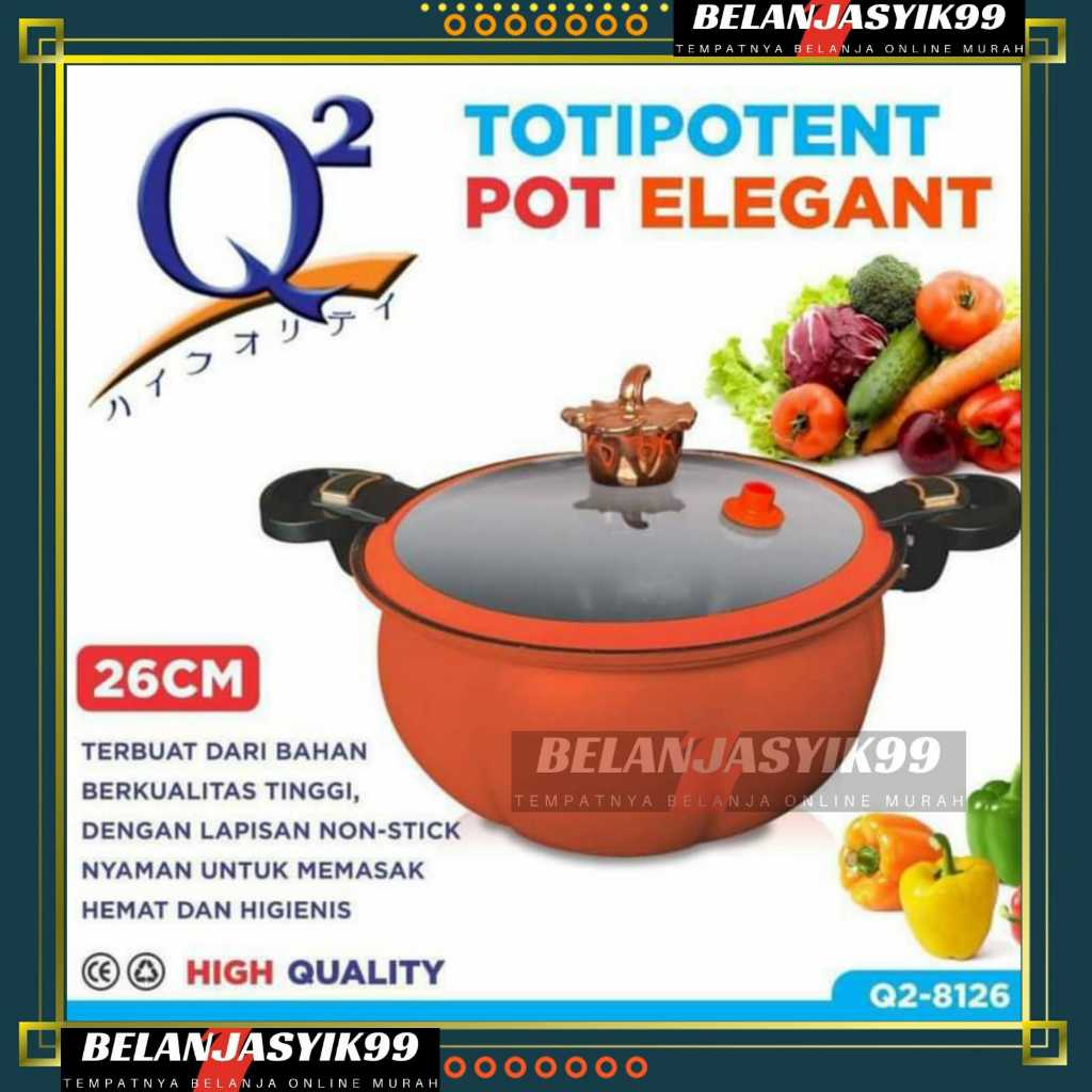 PRESTO Q2-8126 / PANCI PRESTO LABU 26CM Q2 8126 / TOTIPOTENT POT / PANCI PRESTO VIRAL / NON STICK PR