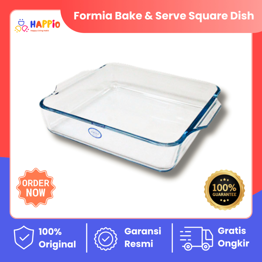 Formia Bake & Serve Square Dish / Piring Penyaji 500, 800, 1500ML - 500ML