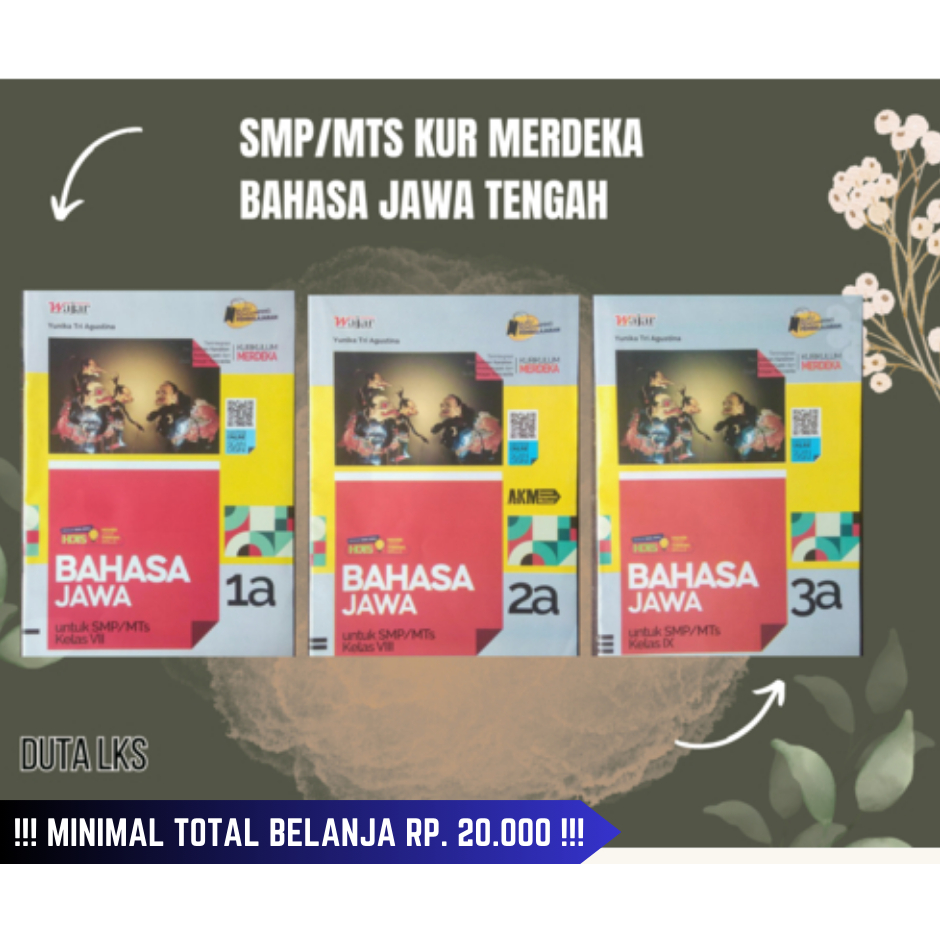 Buku LKS Wajar SMP/MTS Bahasa Jawa Tengah Kurikulum Merdeka