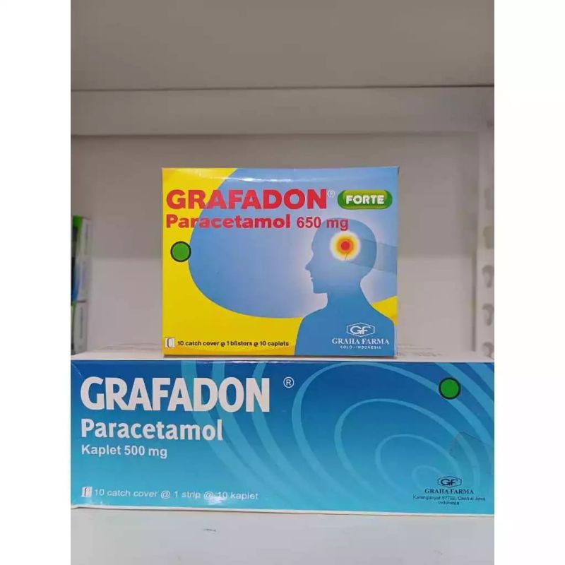 Grafadon Tablet (500mg) | Grafadon Forte (650mg) | Obat Pereda Nyeri & Demam