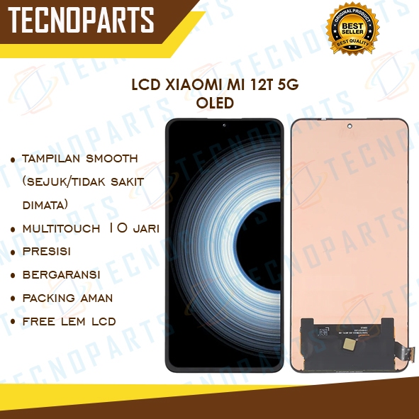 GROSIR LCD XIAOMI MI 12T 5G OLED ORIGINAL 100% FULLSET TOUCHCREEN