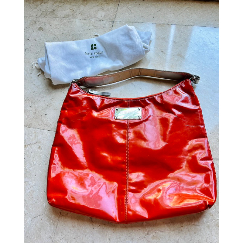 Kate Spade Orange Leather Bag Vintage