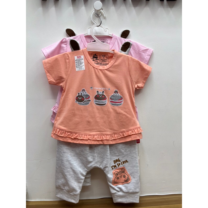 Setelan Bayi Perempuan - Baby Needs 2208 Macarabbit
